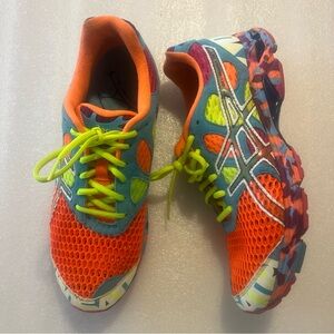 Asics Gel Noosa Tri 7 Neon Orange  Running Sneakers T214N US Men’s 10.5 EU 44.5